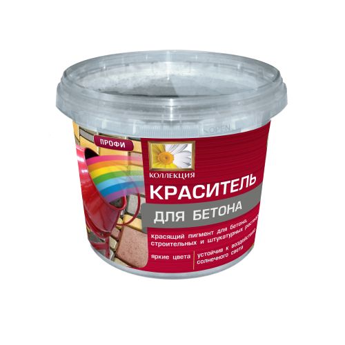 Краситель Коллекция для бетона красный 0,7кгИжевск