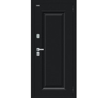 Дверь мет Bravo Т-2 Флэш МФ/BChrome Capp.Melinga/Букле черное 205*86