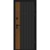 Купить двери недорого межкомнатные и входные по низким ценам в Сарапуле Ижевск Фейерверк красокДверь мет Optim Z-2 9см Вертикаль Белый/Муар черный-Грецкий Орех 