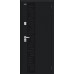 Купить двери недорого межкомнатные и входные по низким ценам в Сарапуле Ижевск Фейерверк красокДверь мет Bravo Thermo-2 Флеш Декор-2 Capp Ver/Букле черное 205*96 Правая