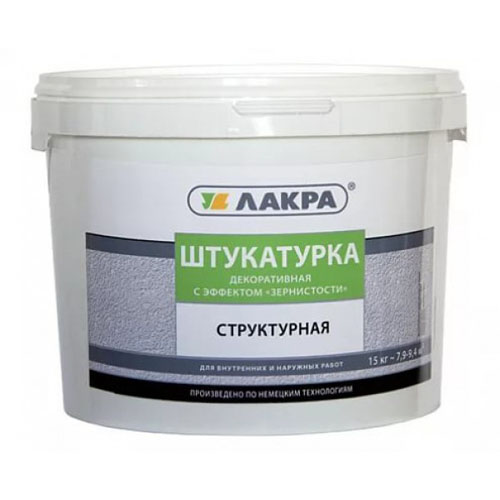 Декоративная шт-ка структурн с эффектом зернистости 1,5мм 15кг Л-С