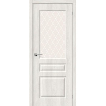 Купить двери недорого межкомнатные и входные по низким ценам в Сарапуле Ижевск Фейерверк красокДверь Скинни-15 Casablanca White Crystal 200*70 Ковров