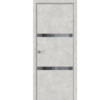 Дверь ЭКО Порта-55 4AF Grey Art Mirox Grey 