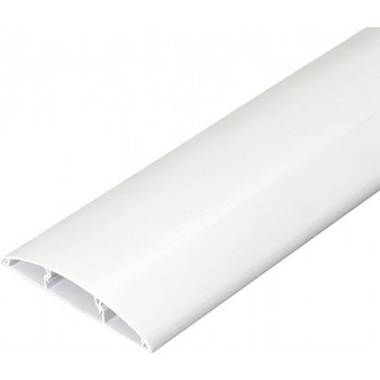 Наличник с кабель-каналом 70мм 2,2м Белый 001 "Идеал"