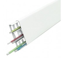 Наличник с кабель-каналом 70мм 2,2м Белый 001 Деконика