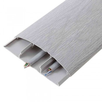 Наличник с кабель-каналом 70мм 2,2м Ясень 251 "Идеал"