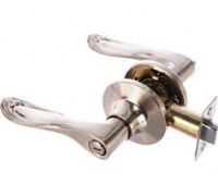 Ручка защелка 6030 SN-B (фик) мат. никель