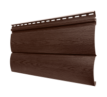 Сайдинг Орех Блок хаус Фактур 0,272*3000 ТН