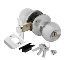 Ручка защелка 6082 CP-E (кл./фик) хром