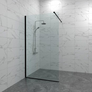 Душевая перегородка Плано 80 Блэк2напольные покрытия купить цена пороги ламинат линолеум виниловая плитка недорого каталог в наличии сайт ассортимент размеры