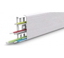 Наличник с кабель-каналом 70мм 2,2м Светло-серый 002 Деконика