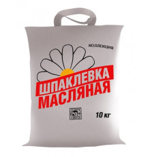 Шпаклевка масляная 10кг п/п пакет  Ижсинтез