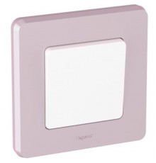 Рамка 1 пост розовый Legrand INSPIRIA