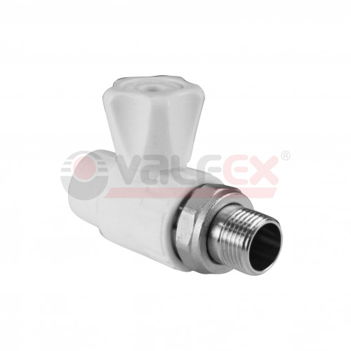 Кран шаровый для радиаторов прям. 25*1/2 Valfex