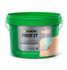 Эмаль универ-ая  ВД п/глянц. База С 0,9кг PROF IT Лакра