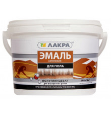 Эмаль акриловая для пола Бежевая 2,4кг Лакра