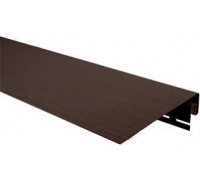 J профиль с ФАСКОЙ Коричневый 3000мм ПРОМО