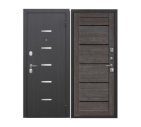 Дверь мет 7.5см Антик Серебро Дуб Неаполь Грей 860мм Правая