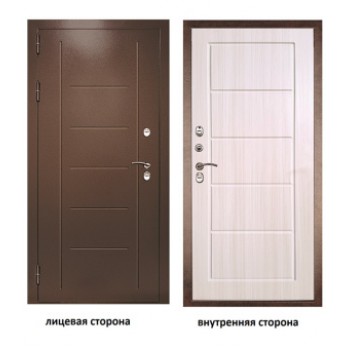 Купить двери недорого межкомнатные и входные по низким ценам в Сарапуле Ижевск Фейерверк красокДверь мет 11см ISOTERMA медный антик Астана милки 860мм Левая
