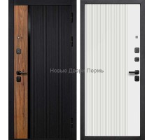 Дверь мет 9см Кантри Эмалит белый 860мм Левая