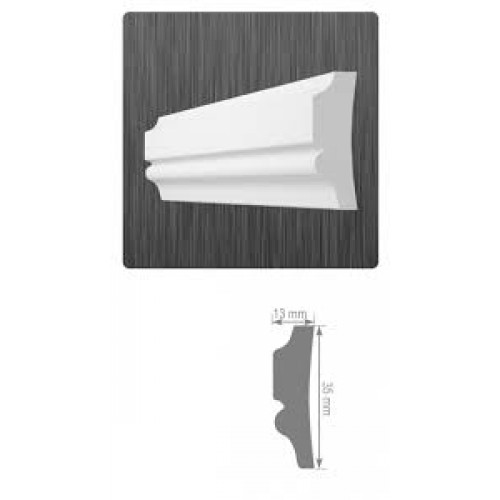 Плинтус U35 2м. KINDECOR