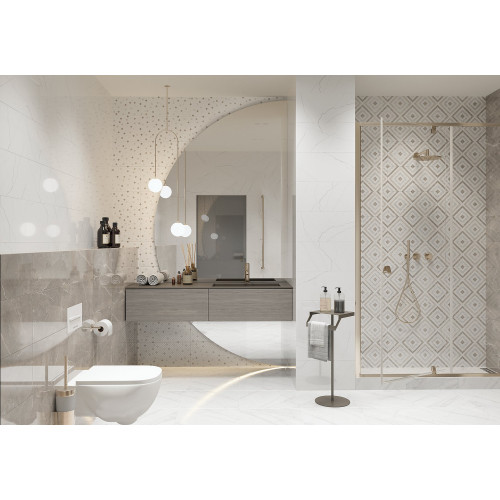 Плитка облиц. GlobalTile Siluet Бел. 50*25 GT121VG