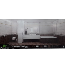 Плитка настенная Пандора 30*45см коричневый 1,62м2 (TP3045099BS)
