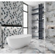 Плитка настенная Tiziana Blue A glossy 30*90см 1,08м2 GL05A