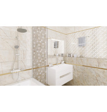 Плитка настенная Elise Beige Decor 01 NG 30*90см 1,08м2 DNG07-01