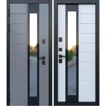 Купить двери недорого межкомнатные и входные по низким ценам в Сарапуле Ижевск Фейерверк красокДверь мет Гарда 8мм Белый ясень 860мм Левая