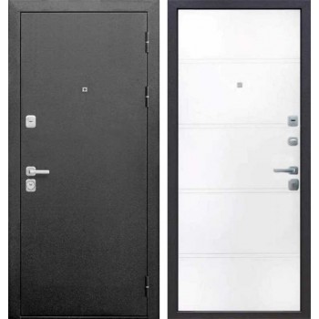 Купить двери недорого межкомнатные и входные по низким ценам в Сарапуле Ижевск Фейерверк красокДверь мет 9см Серебро Зеркало Эмалит белый ФЛЗ-13 860мм Левая