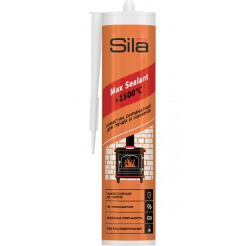 Купить герметик Sila PRO Max Sealant 1500 для печей черный 280мл напольные покрытия купить цена пороги ламинат линолеум виниловая плитка недорого каталог в наличии сайт ассортимент размеры