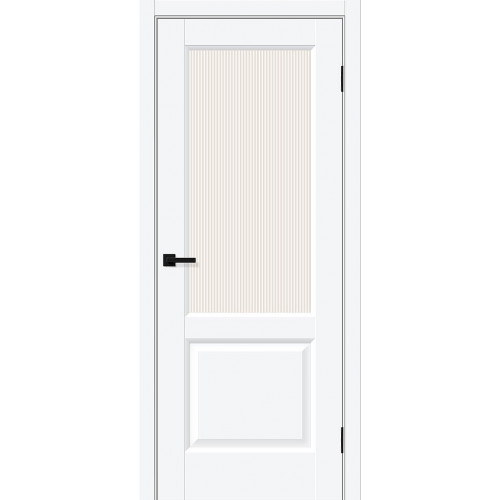 Дверь ДП ПЭТ Неоклассик-33 White Silk Magic Moru 200*70