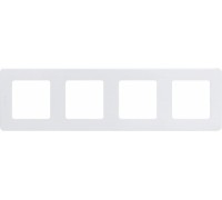 Рамка 4 поста белый Legrand INSPIRIA