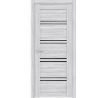 Дверь Ника-17 Ривьера айс черное стекло