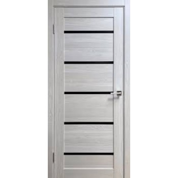 Купить двери недорого межкомнатные и входные по низким ценам в Сарапуле Ижевск Фейерверк красокДверь Ника-2 Ривьера айс ПВХ стекло черное