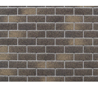 Фасадная плитка Хауберк Цокольный кирпич Перуанский 2м2,20гонтов