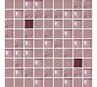 Мозаика розовая 15мм*15мм