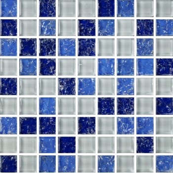 Сарапул Ижевск Мозаика моно синяя, голубая, белая 15мм*15ммнапольные покрытия купить цена пороги ламинат линолеум виниловая плитка недорого каталог в наличии сайт ассортимент размеры