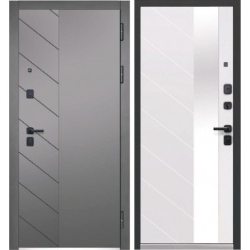 Купить двери недорого межкомнатные и входные по низким ценам в Сарапуле Ижевск Фейерверк красокДверь мет Гарда 8мм Белый ясень 860мм Левая