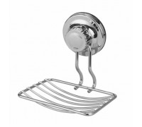 Метал, мыльница на вакуумной присоске