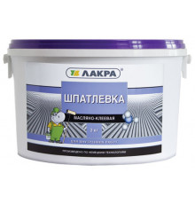 Шпаклевка масл.-клеевая 3кг Лакра