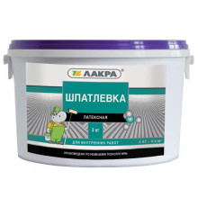 Шпаклевка латексная 3кг Лакра