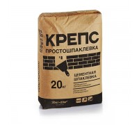 Шпаклевка Крепс Простошпаклевка финишная белая цементная 20кг