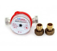 Счетчик воды ЭКО-15 универ.с  монт. комплекта Эко