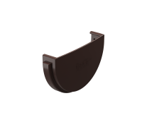 Заглушка желоба Docke темно-коричневый Standart 8019