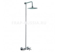 Душевой гарнитур со смесителем хром верх душ FRAP F2308