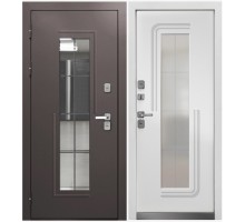 Дверь мет Luxor Termo 7 Букле шоколад 860мм Левая