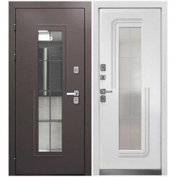 Купить двери недорого межкомнатные и входные по низким ценам в Сарапуле Ижевск Фейерверк красокДверь мет Гарда 8мм Белый ясень 860мм Левая