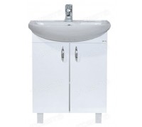 Тумба с раковиной Балтика 700 две двери Белый